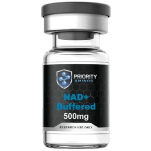 NAD+ Buffered 500mg peptide vial by Priority Aminos