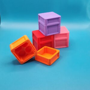 3mL magnetic vial storage case 4 slot by Priority Aminos