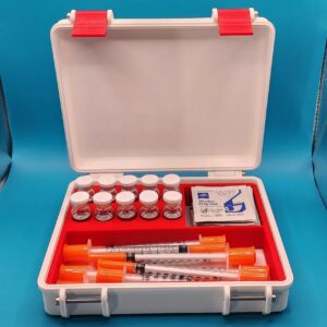 3mL Vial Supplies Storage Case 10 Slot by Priority Aminos