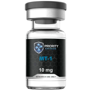 Melanotan-1 10mg peptide vial by Priority Aminos