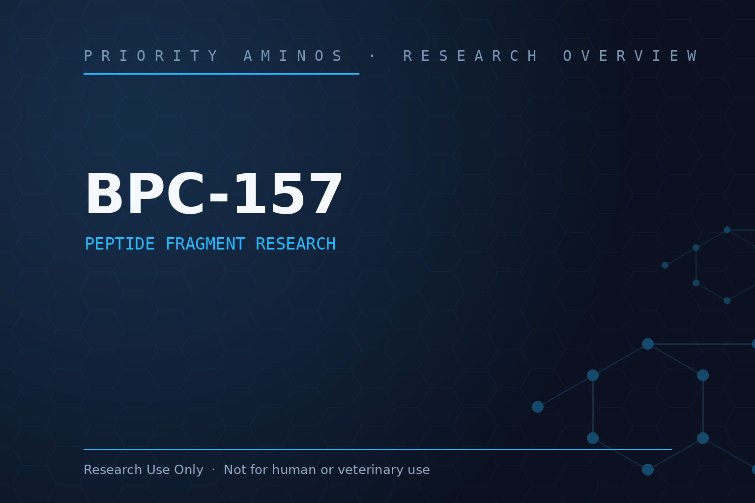 BPC-157 Research Overview: Peptide Fragment Structure and Laboratory Interest