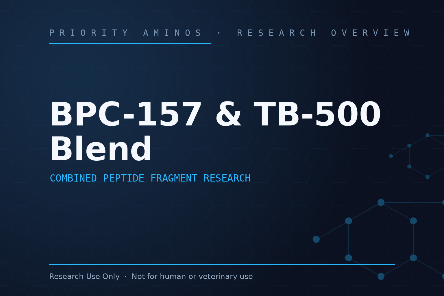 BPC-157 & TB-500 Blend Research Overview: Combined Peptide Fragment Research and Laboratory Interest