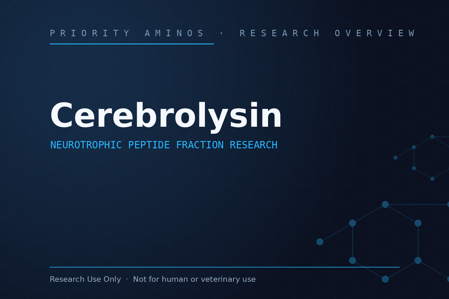 Cerebrolysin Research Overview: Neurotrophic Peptide Fraction Research and Laboratory Interest