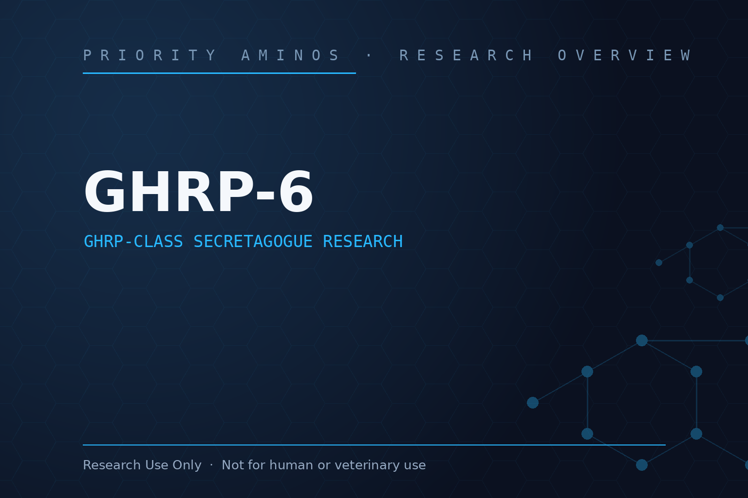 GHRP-6 Research Overview: GHRP-Class Secretagogue Research and Laboratory Interest