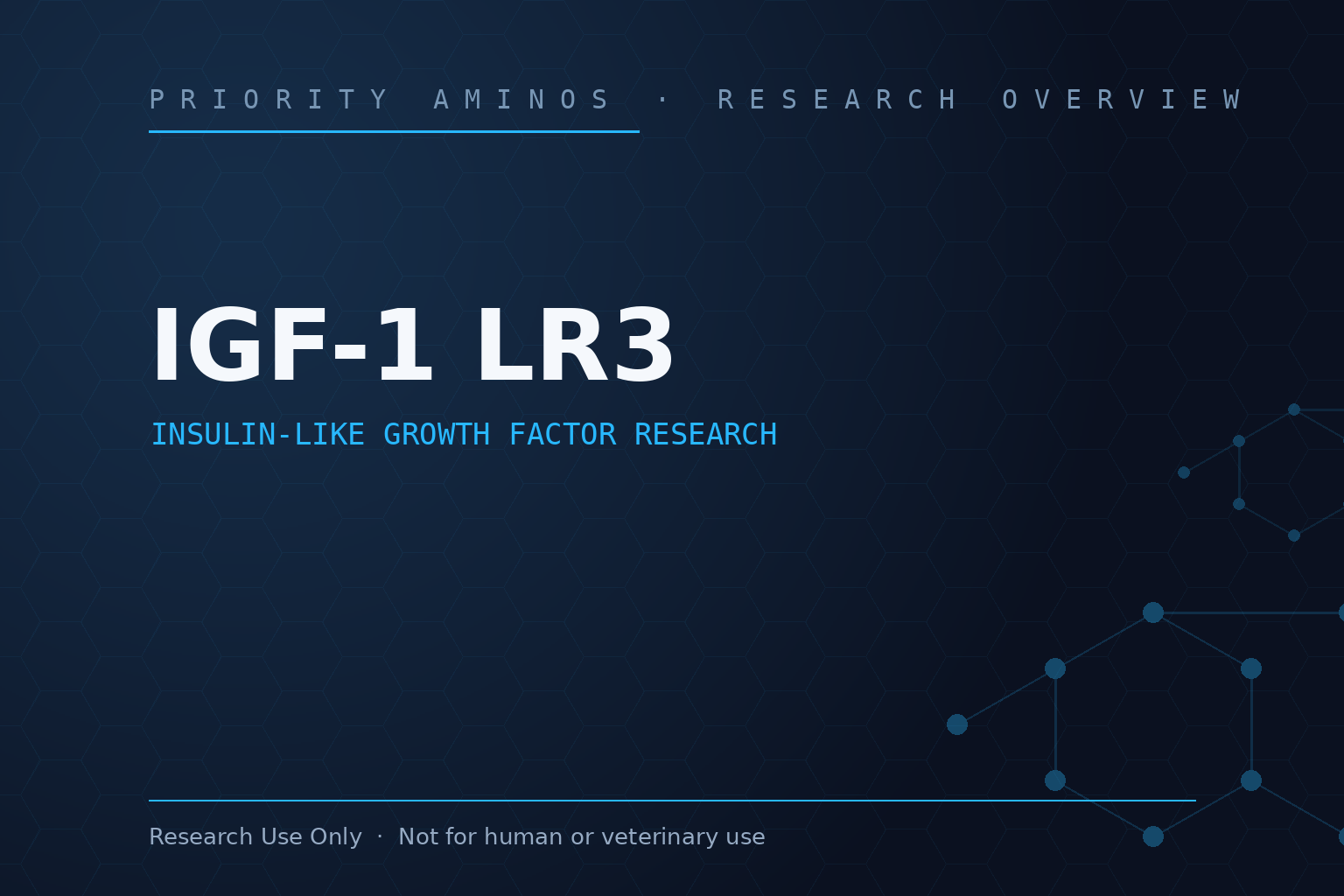 IGF-1 LR3 Research Overview: Insulin-Like Growth Factor Research and Laboratory Interest