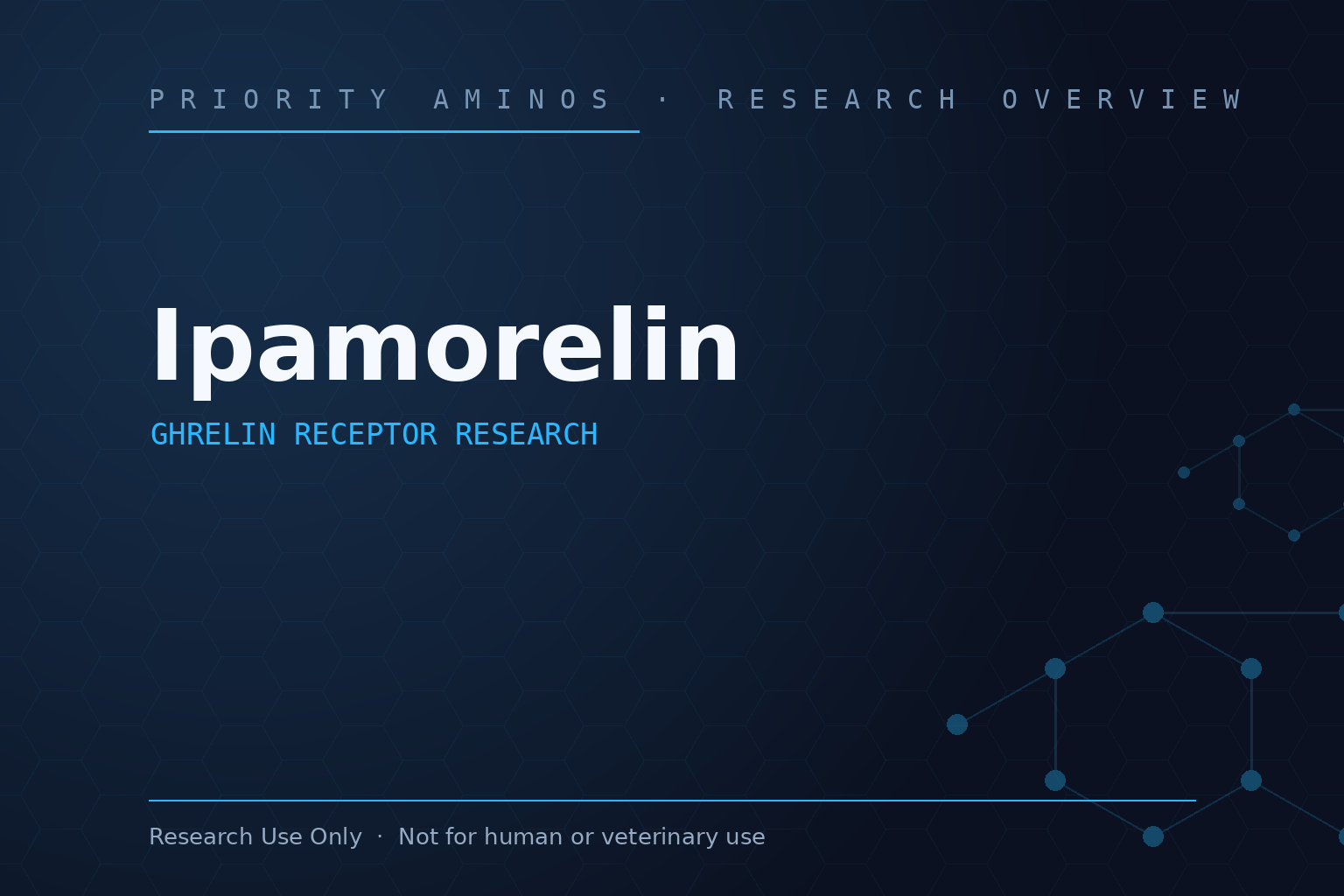 Ipamorelin Research Overview: Ghrelin Receptor Research and Laboratory Interest