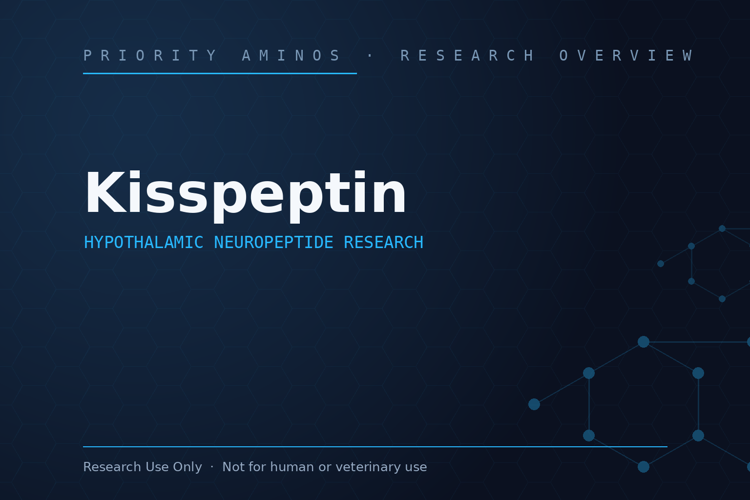 Kisspeptin Research Overview: Hypothalamic Neuropeptide Research and Laboratory Interest