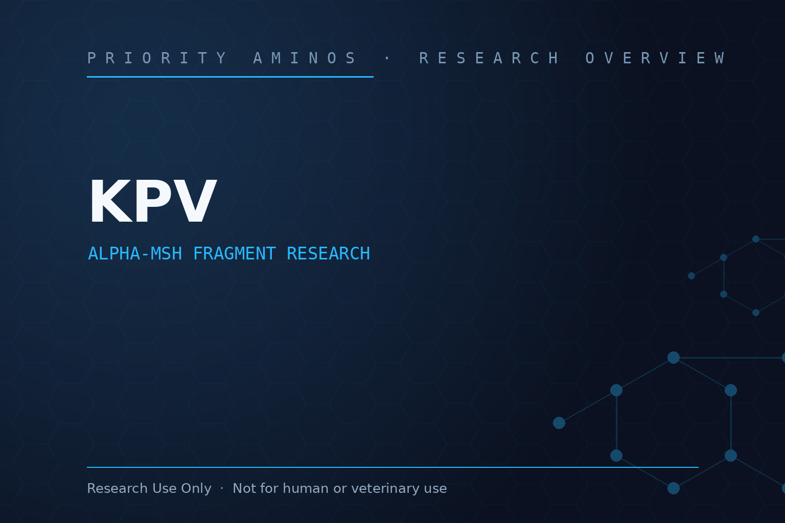 KPV Research Overview: Alpha-MSH Fragment Research and Laboratory Interest