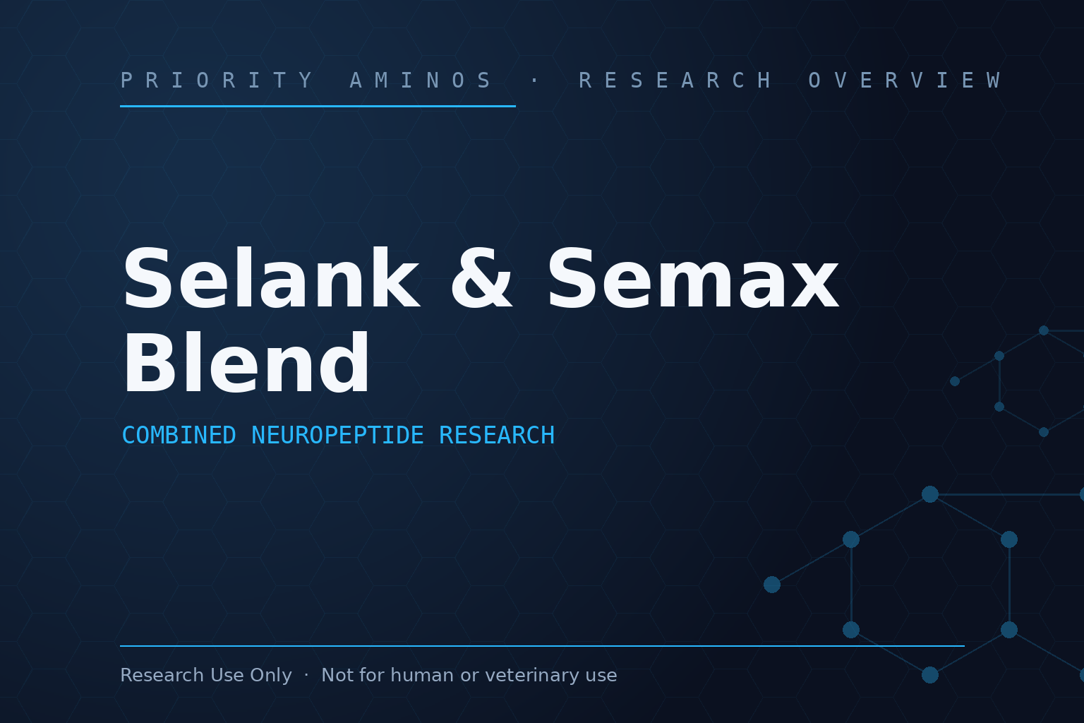 Selank & Semax Blend Research Overview: Combined Neuropeptide Research and Laboratory Interest