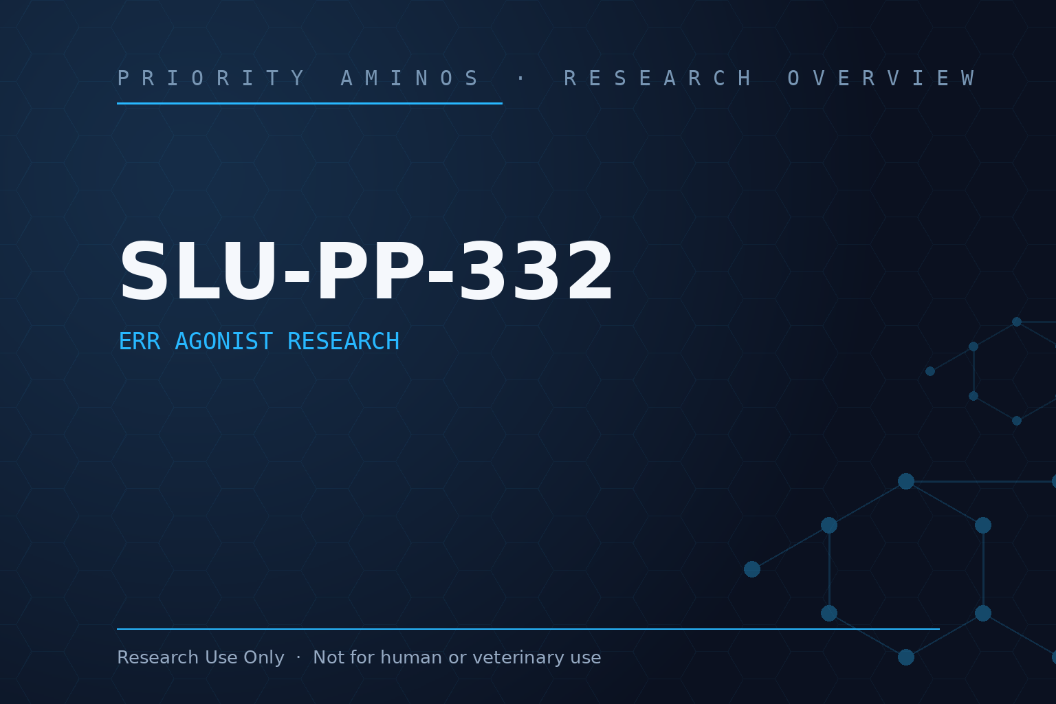 SLU-PP-332 Research Overview: ERR Agonist Research and Laboratory Interest